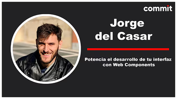 Foto de Jorge del Casar en el escenario.